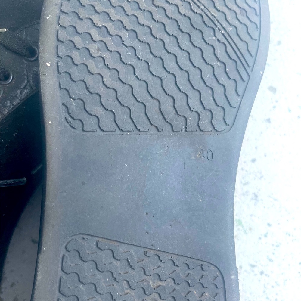 Men leather sneakers.